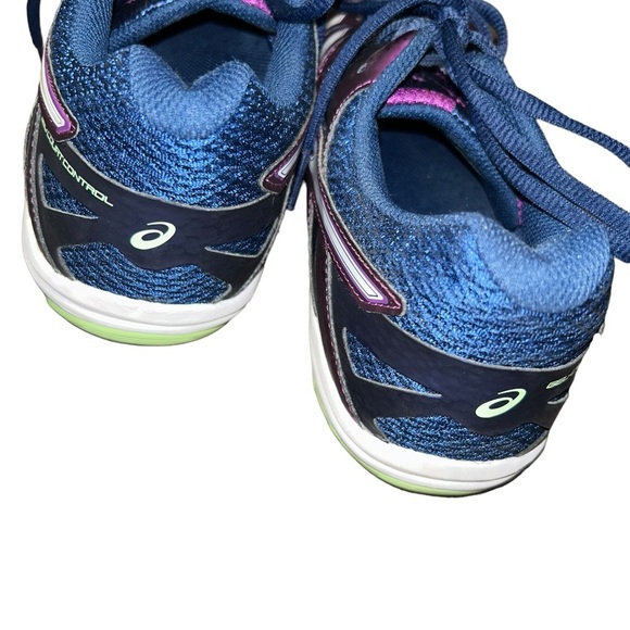 ASICS Women's Gel Court Control Volleyball purple Sneakers shoes size 10.5 - Picture 3 of 5